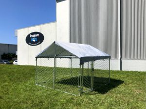 BINGO Dog Run Kennel 2.3x2.3x1.2m with Roof